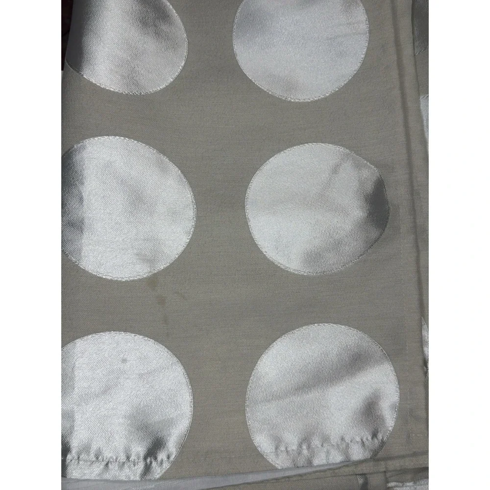 Ikea NINNI RUND‎ Curtains Drapes Panels Large Dots Circles 57 x 96